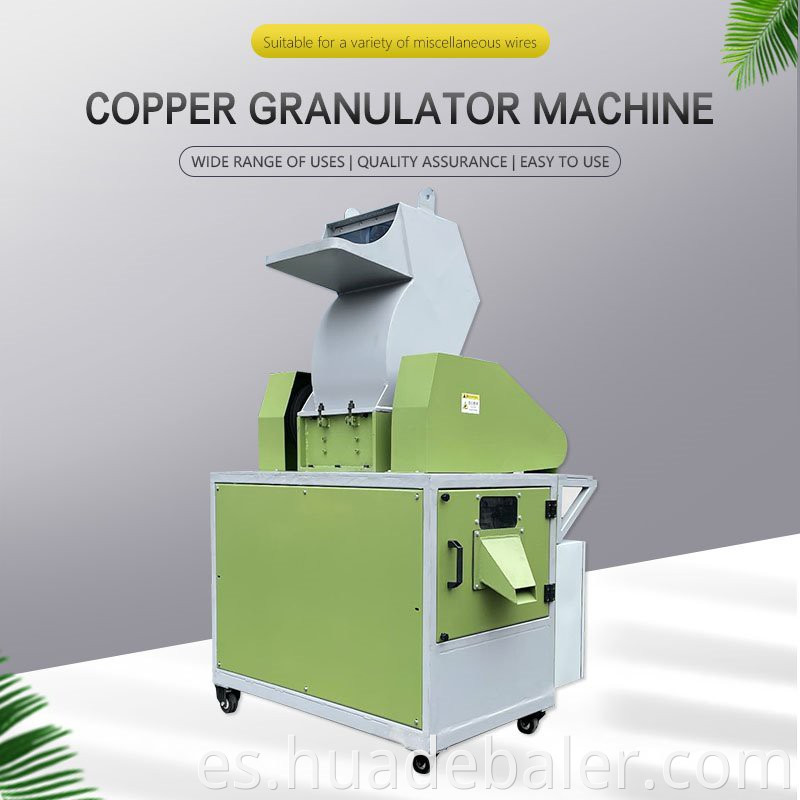 copper granulator machine